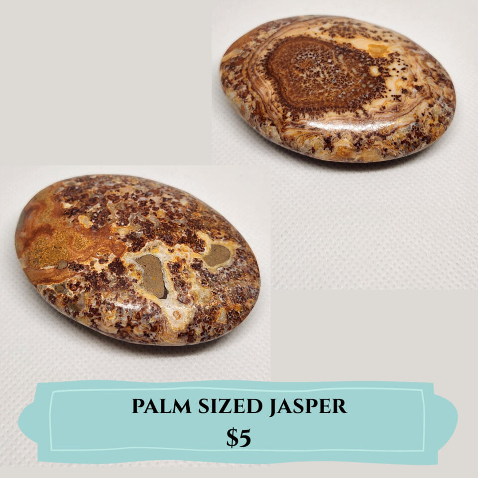 palm sized jasper $5
